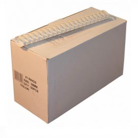 Пружина пластиковая 38мм белая круглая (до 340л.) Пружина пластиковая 38мм белая круглая (до 340л.)