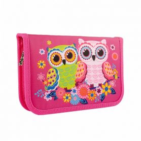 Пенал Smart 1отделение, 1 разворот, без наполнения, Owls Пенал Smart 1отделение, 1 разворот, без наполнения, Owls