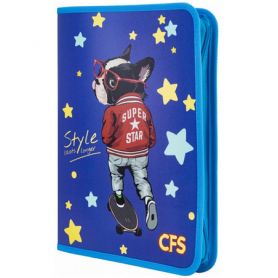 Папка для зошитів А-4 пл. на блискавці Style CFS Папка для зошитів А-4 пл. на блискавці Style CFS