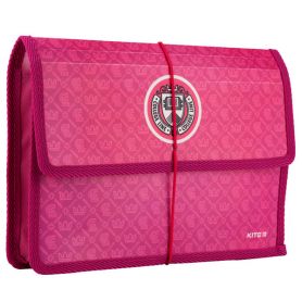 Папка для зошитів В-5 пл. на гумці рожева College Line Kite Папка для зошитів В-5 пл. на гумці рожева College Line Kite