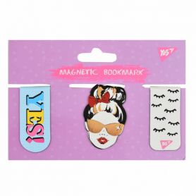 Закладка с магнитом YES Fashion, фольга (за 3шт) Закладка с магнитом YES Fashion, фольга (за 3шт)
