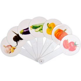 Веер цвета + овощи