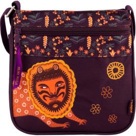 Сумка Kite Рrima Мaria 21х21х5см 1 отделение, 2 кармана, ручка через плечо, бордовая
