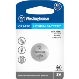Елемент живлення Westinghouse дисковий CR2450-8С5 Lithium Елемент живлення Westinghouse дисковий CR2450-8С5 Lithium