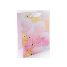 Пакет 18х24х8,5см паперовий С Днем Народження Angel Gifts