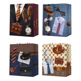 Пакет 18х23х10см паперовий для чоловіків Пакет 18х23х10см паперовий для чоловіків