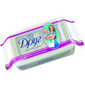 Мило господарське Друг 125г для дитячої білизни Мило господарське Друг 125г для дитячої білизни