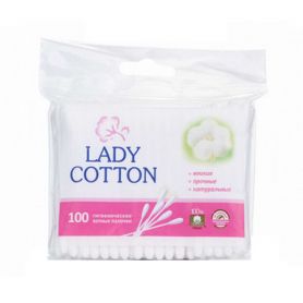 Ватні палички 100шт п/е Lady Cotton Ватні палички 100шт п/е Lady Cotton