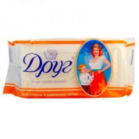 Мило господарське Друг 125г з відбілюючим ефектом Мило господарське Друг 125г з відбілюючим ефектом