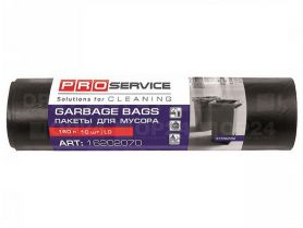 Мешки для мусора 120лх10шт (70*109) черные PRO