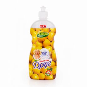 Засіб для миття посуду Друг 1000мл гель з дозатором лимон Засіб для миття посуду Друг 1000мл гель з дозатором лимон