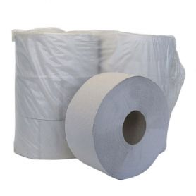 Туалетная бумага рулон с гильзой d170 мм 100м макулатурный серый Buroclean Туалетная бумага рулон с гильзой d170 мм 100м макулатурный серый Buroclean