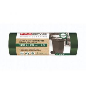 Мешки для мусора 120лх20шт (70*110) зеленые ,биоразлагаемые. Мешки для мусора 120лх20шт (70*110) зеленые ,биоразлагаемые.