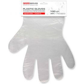 Рукавички одноразові поліетиленові (ціна за 100шт)