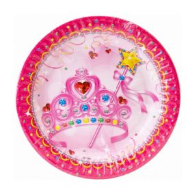 Одноразовая тарелка картон Праздничный набор 6шт d18см