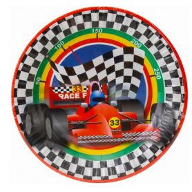 Одноразовая тарелка картон Праздничный набор 6шт d18см