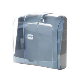 Диспенсер для полотенец Z,W сложения. 270x130x270 ,прозрачный Диспенсер для полотенец Z,W сложения. 270x130x270 ,прозрачный