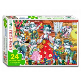 Пазл Енергія Плюс 24ел. Семеро козенят (30х42см) Пазл Енергія Плюс 24ел. Семеро козенят (30х42см)