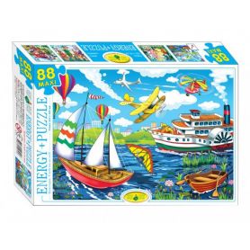 Пазл Енергія Плюс 88ел. Транспорт. У небі та на воді (32х40см) Пазл Енергія Плюс 88ел. Транспорт. У небі та на воді (32х40см)