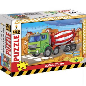 Пазл Енергія Плюс 120ел. Бетонозмішувач (17х23см) Пазл Енергія Плюс 120ел. Бетонозмішувач (17х23см)