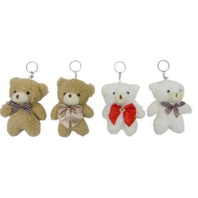 Брелок мягкий Мишка-бантик 11см Брелок мягкий Мишка-бантик 11см