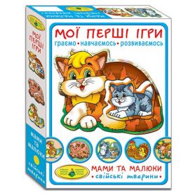 Игра настольная Мамы и малыши, Домашние животные Энергия плюс Игра настольная Мамы и малыши, Домашние животные Энергия плюс