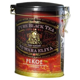 Чай Sun Gardens 150гр. Пекое ж/б черный Чай Sun Gardens 150гр. Пекое ж/б черный