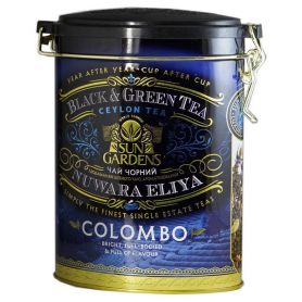 Чай Sun Gardens ж/б 100гр. смесь чорного и зел. Чай Sun Gardens ж/б 100гр. смесь чорного и зел.