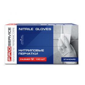 Рукавички нітрілові (ціна за 50пар) Standart М PRO