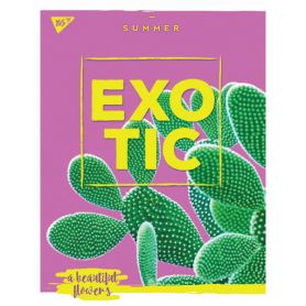 Тетрадь А-4 96лис офс/кл мелованый картон Summer exotic Yes